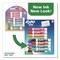 EXPO Broad Chisel Tip Low Odor Dry Erase Vibrant Color Markers - Assorted Colors (12/Set)